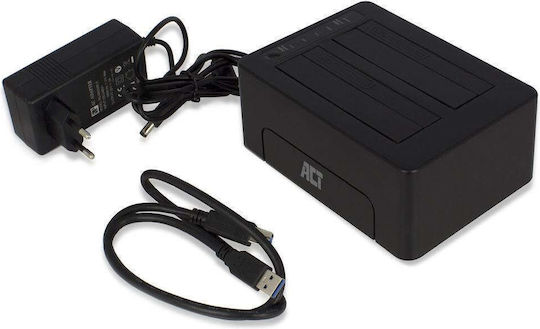 Act Docking Station pentru 2 Hard Disk-uri SATA 2.5" / 3.5" cu conectivitate USB 3.0 (AC1504)