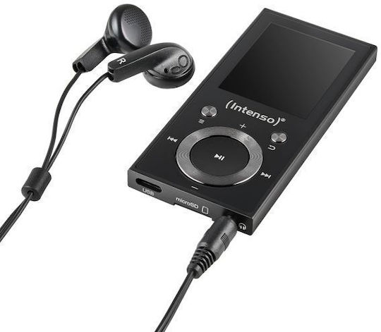 Intenso MP3 Player (64GB) with 8" LCD Screen Black 3717490