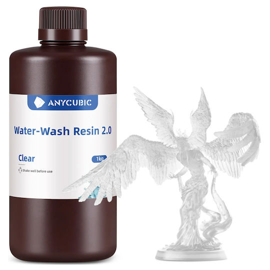 Water Wash Resin High Precision Low Odor 1kg Clear