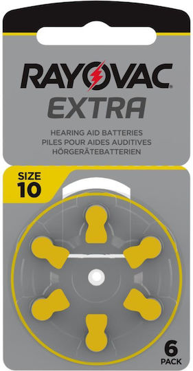 Rayovac Extra Батерии За Слухови Апарати 10 1.45V 6бр