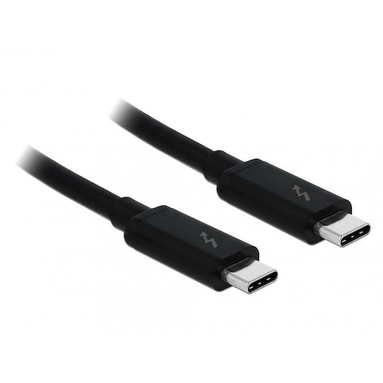 DeLock Thunderbolt 3 Cable 60W Μαύρο 2m (84847)