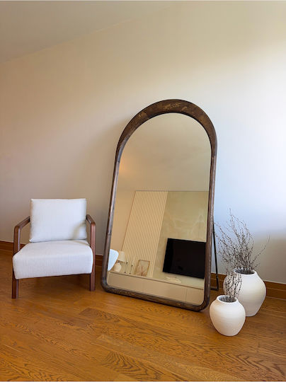 SteweHome SteweHome Boden- oder Standspiegel Oval mit Holzrahmen 180x100cm