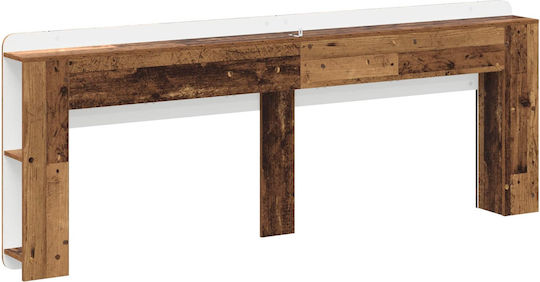 vidaXL Tăblie De Pat Din Lemn Maro 215x80cm