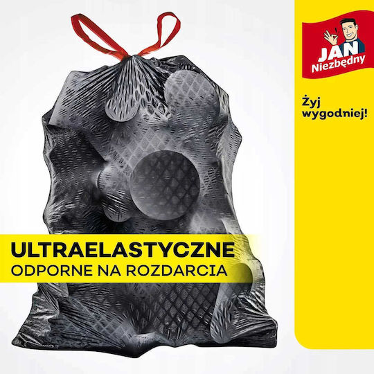Jan Niezbędny Trash Bags Capacity 60lt 5x10pcs Black