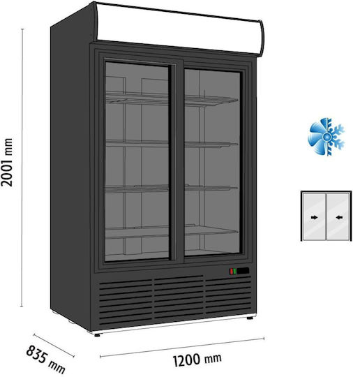 Alfa Frost Frigider Pentru Băuturi 1230lt