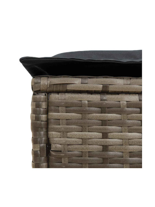 Σκαμπό Rattan Γκρι 80x38x45cm Σκαμπό Rattan Γκρι 80x38x45cm