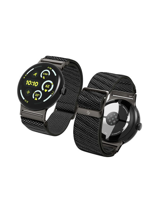 Spigen Lite Fit X Amp11420 Google Pixel Watch Watch 2 Watch 3 Watch 4 41mm Черен