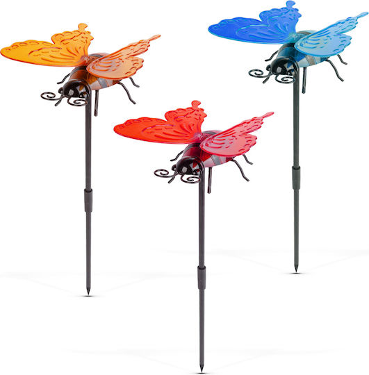 Solarleuchte Blume Blau mit Fotowiderstand IP44