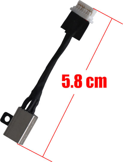 Dell Latitude 3310 2-in-1 Dc Power Jack Socket 5.8cm 7 Pins