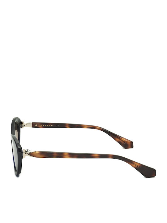 Sandro Unisex Γυαλιά Ηλίου με Μπλε Σκελετό και Καφέ Φακό