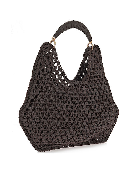 Straw Women's Brown Shoulder Bag