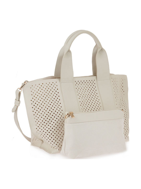 Women's Tote Handbag White