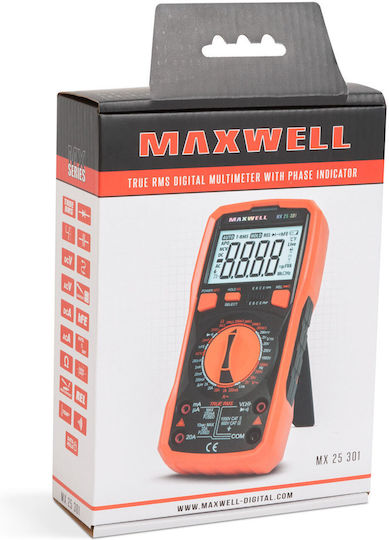 Digitales Multimeter True RMS 1000V 20A Kapazitätsmesser NCV Diodentest Transistor Durchgang