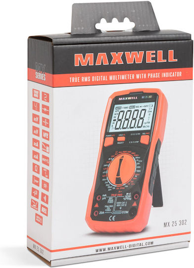 True Rms Digital Multimeter 1000v 20a Frequency Temperature Capacitance Diode Test Continuity