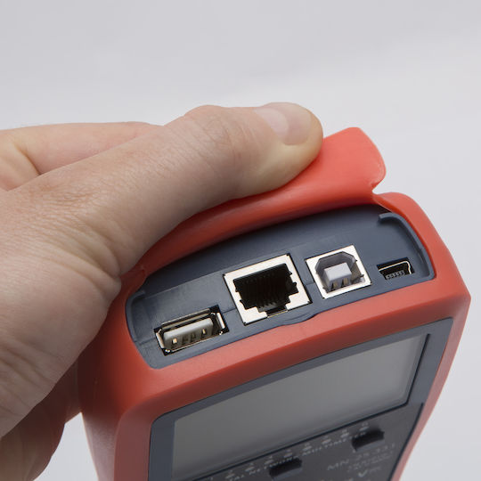 Digital Multimeter 2 In 1 Rj45 Rj11 Usb Cable Tester 600v 10a Diode Test Continuity
