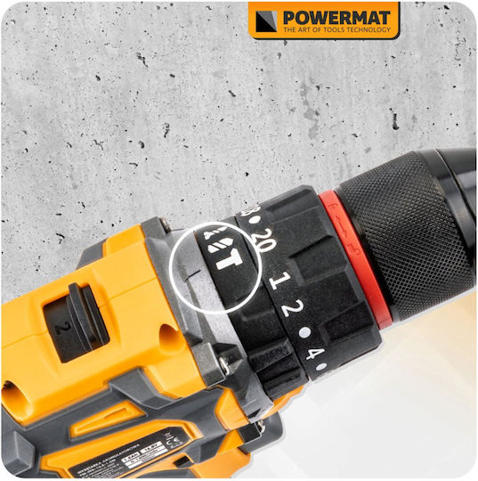 Powermat Akku-Schlagschrauber Brushless 16.8V 2x1,5Ah