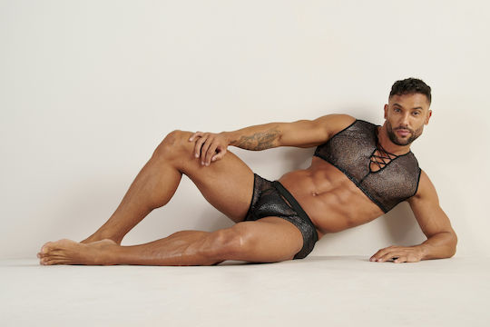 WOH Sexy Men's Gray Top