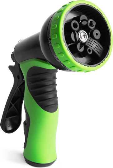 Irrigation Gun Set 8 Functions Adjustable Nozzle Connectors Included Quick Coupling 1/2 Hose