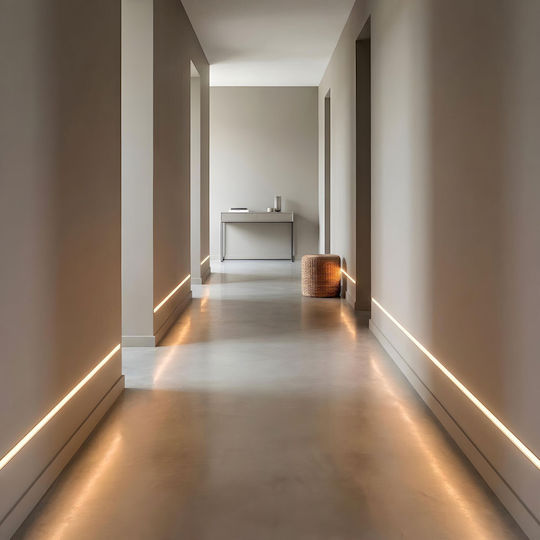 Profil De Aluminiu Led 1m Canal U 17x8mm Bandă Led Max 11mm Răcire Protecție