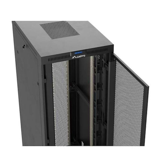 Lanberg Επιδαπέδια Καμπίνα Rack 47U Μαύρο FF01-8247-23BL
