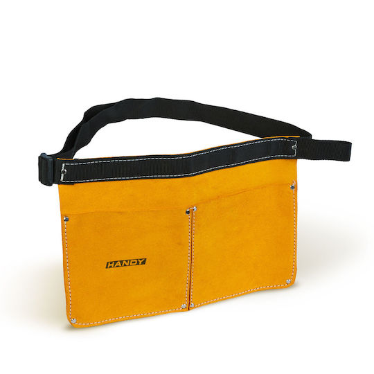 Centură Suport Pentru Unelte Din Piele 2 Buzunare Mari Organizator Pentru Talie Unelte 35x20 Cm