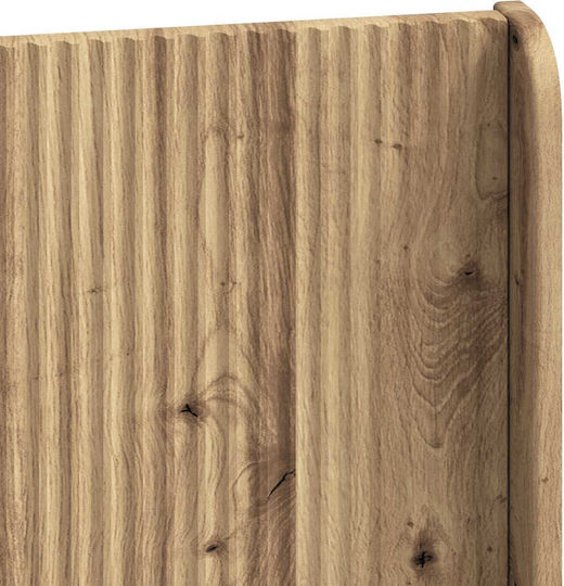 vidaXL Wooden Brown Bed Headboard 186.5x100cm