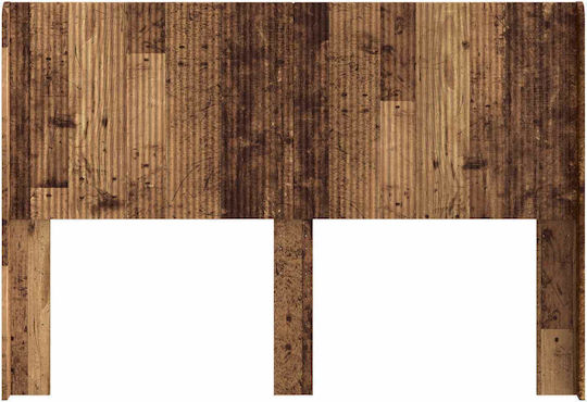 vidaXL Wooden Brown Bed Headboard 141.5x100cm