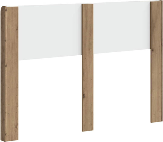 vidaXL Wooden Brown Bed Headboard 146.5x100cm