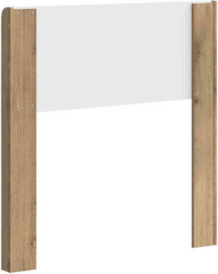 vidaXL Kopfstützen Für Betten Hölzernes Braune 82x100cm