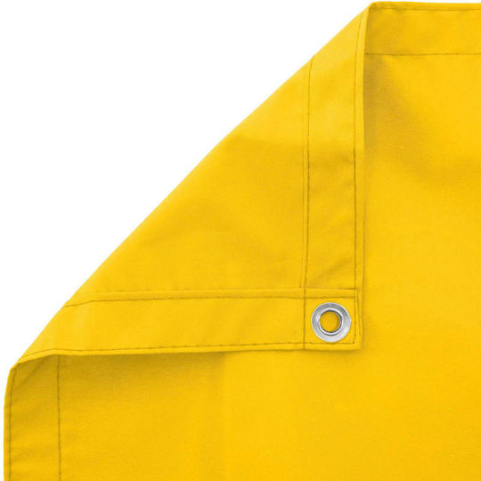 vidaXL Rectangular Shade Divider Yellow 1.2x2x2m