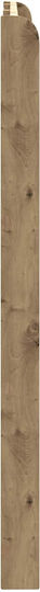 vidaXL Wooden Brown Bed Headboard 141.5x100cm