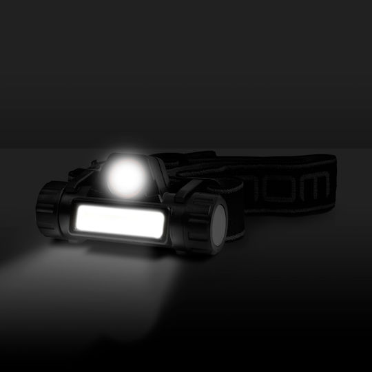 Lampă Frontală LED Reîncărcabilă IP54 cu Luminozitate Maximă 120lm
