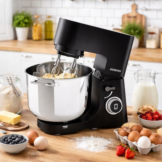 Heinrich's Hkm 8150 Mixer Planetar 2500W cu Bol Inox 15l