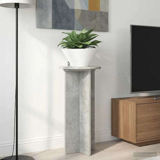 vidaXL Ανθοστήλες Ξύλινες Γκρι 29.5x29.5x60εκ. 2τμχ