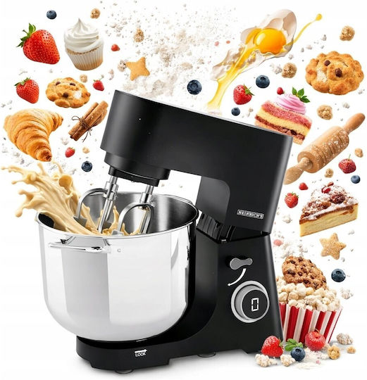 Heinrich's Hkm 8150 Mixer Planetar 2500W cu Bol Inox 15l