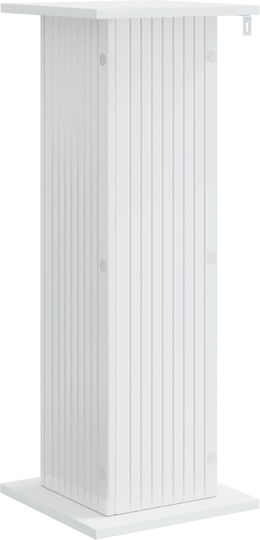 vidaXL Pflanzenständer 2 Stück Glänzendes Weiß 30,5 x 30 x 80,5 cm