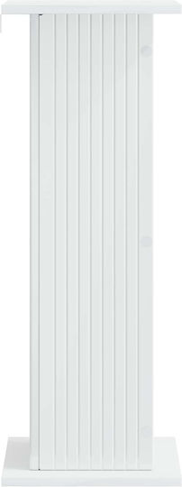 vidaXL Pflanzenständer 2 Stück Glänzendes Weiß 30,5 x 30 x 80,5 cm