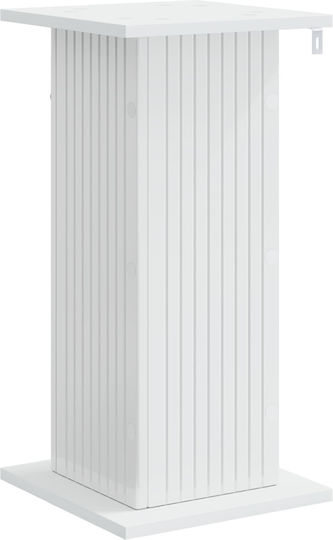 Vidaxl Plant Stand 2 Pieces Glossy White 30.5 x 30 x 60.5 cm