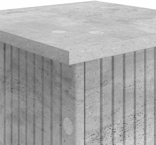 vidaXL Дървени Цветарници Сиви 30.5x30x100.5см 2 Броя