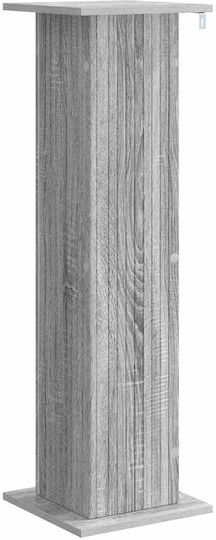 vidaXL Βάσεις Γλάστρας Ξύλινες Γκρι 30.5x30x100.5εκ. 2τμχ