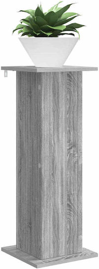 vidaXL Pflanzenständer Grau Sonoma 30,5 x 30 x 80,5 cm aus Holz