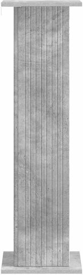 vidaXL Pflanzenständer Holz Grau 30,5x30x100,5cm