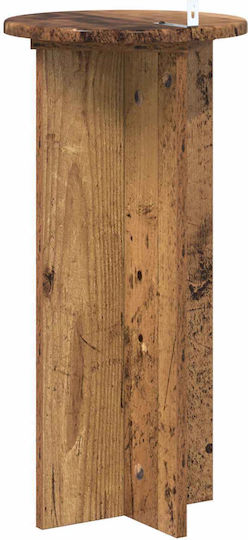 Vidaxl Plant Stand 2 Pcs Aged Wood 29.5 x 29.5 x 60 cm