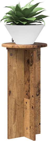 Vidaxl Plant Stand 2 Pcs Aged Wood 29.5 x 29.5 x 60 cm