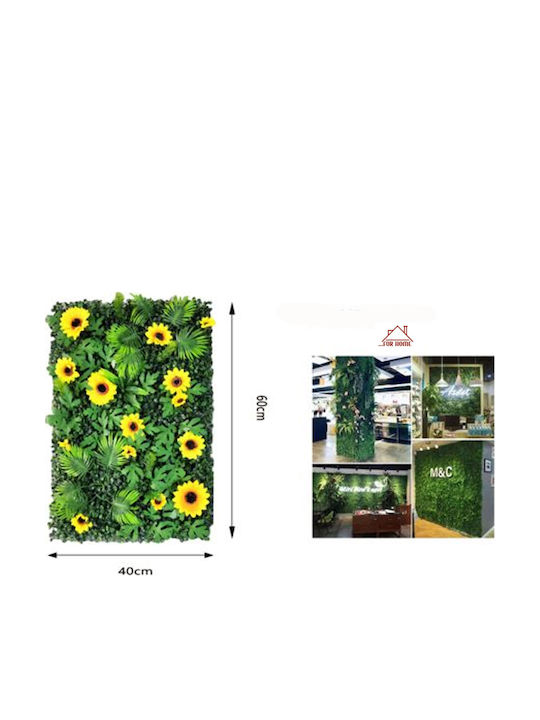ForHome Συνθετικό Πάνελ Φυλλωσιάς 60x40cm