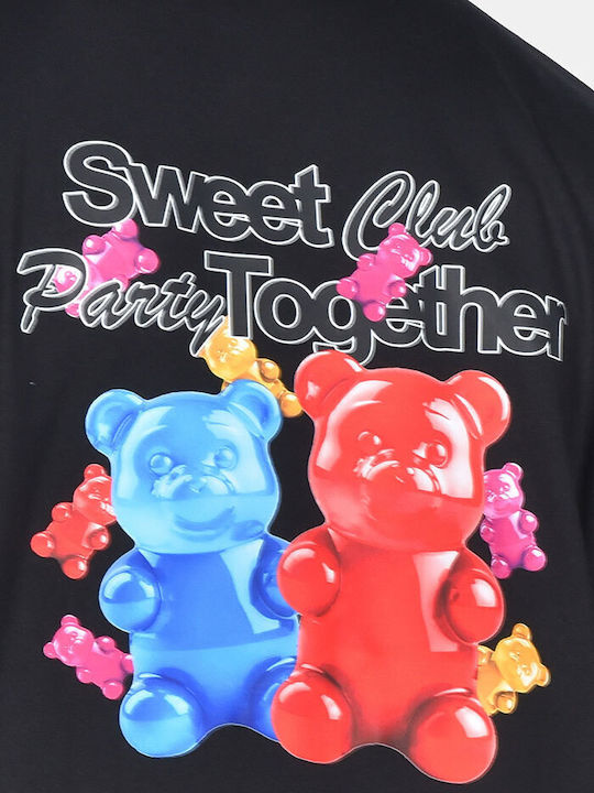 T-shirt Μαύρο