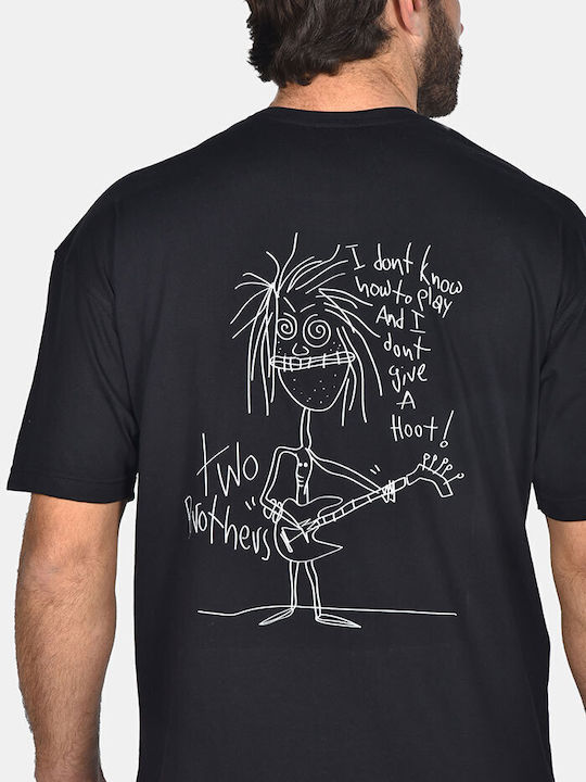 T-shirt Μαύρο