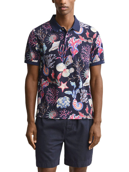 Gant Polo Herrenblusen Blau Gant Polo Herrenblusen Blau