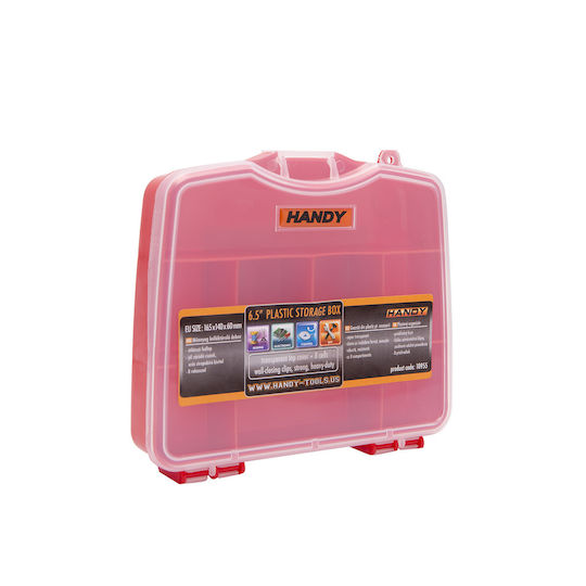 Tool Compartment Organiser 8 Slots Transparent 16.5x14x6cm