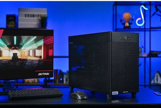 Actina Гейминг Настолен Компютър Ryzen 5-9500F 32GB DDR5 1TB SSD GeForce RTX 5070 Без Операционна Система